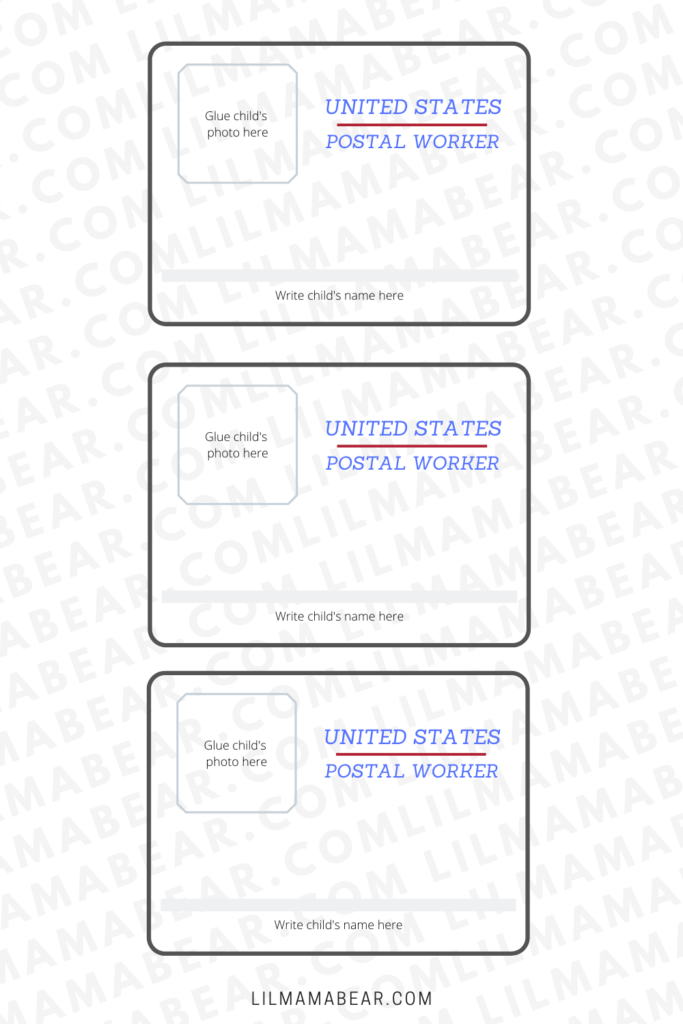 Post Office Preschool Learning Unit – Lil Mama Bear Blog