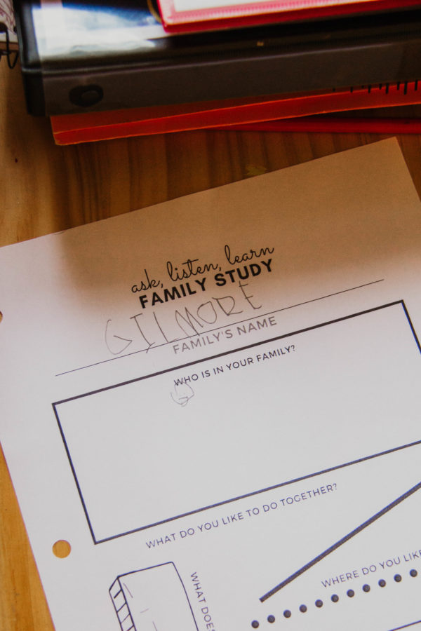 This worksheet will aid in family study units, hone interviewing skills for young students, and teach how families are similar and different from one another.