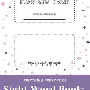 Kindergarten and preschool students love stepping into the role of author and illustrator in these relatable sight word books! Just print, color, and cut, and you're on the road to reading!