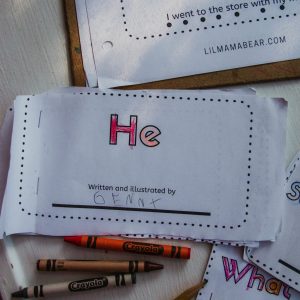 Learn high frequency words in this sight word flip book. Students will enjoy practicing new sight words: "he" and "all".