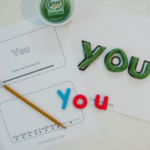 Learning the sight word "you" is fun and easy with this printable sight word book!