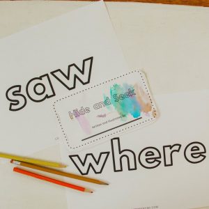 Sight Word Books: "Hide and Seek" Book Y | Beginner Sight Words for Preschool and Kindergarten