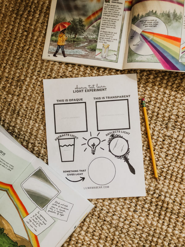 Learn how to study the world with these printable science lab sheets. Explore topics including planets, life cycles, rock classification, weather, and more!